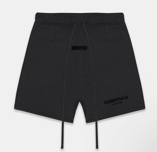 Essentials Sweatshort  Stretch Limo Black