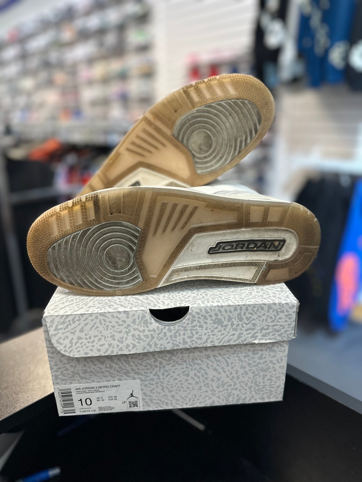 *USED* Jordan 3 Retro Craft Ivory