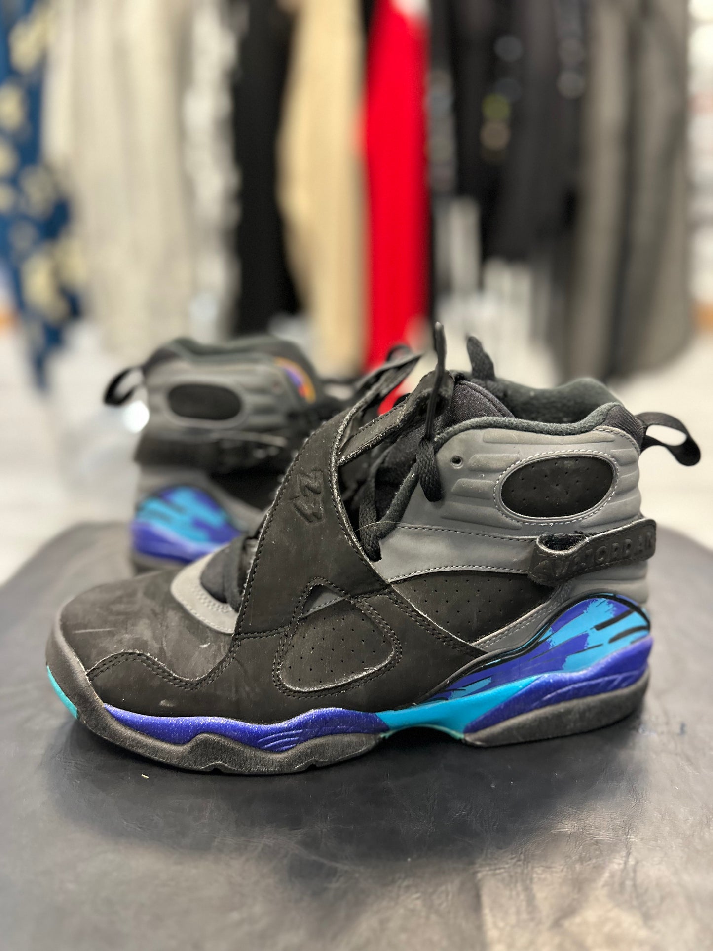 *USED* Jordan 8 Retro Aqua (2025) (GS)