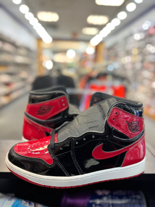 *USED* Jordan 1 Retro High OG Patent Bred