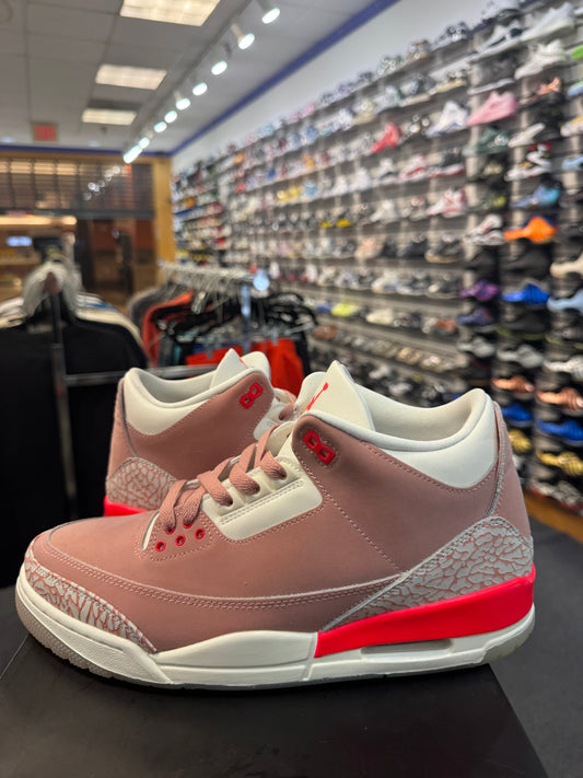 *USED*  Jordan 3 Retro Rust Pink (Women's)