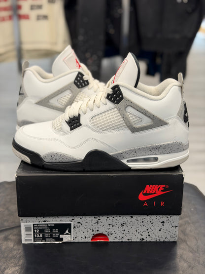 *USED* Jordan 4 Retro White Cement (2025)