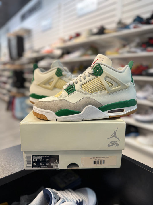*USED* Jordan Retro 4 Pine Green