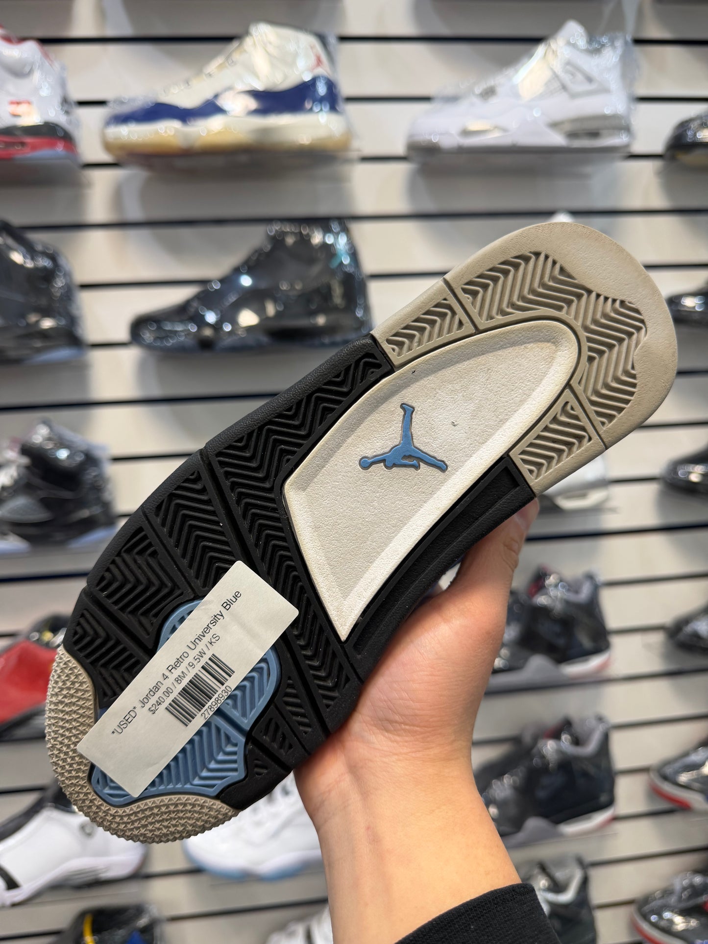 *USED* Jordan 4 Retro University Blue