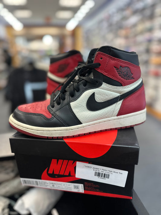 *USED* Jordan 1 Retro High Bred Toe