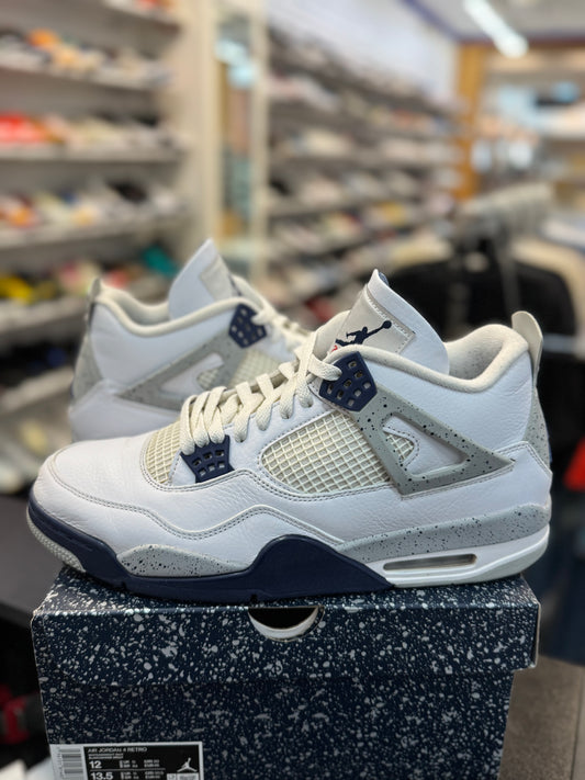 *USED* Jordan 4 Retro Midnight Navy