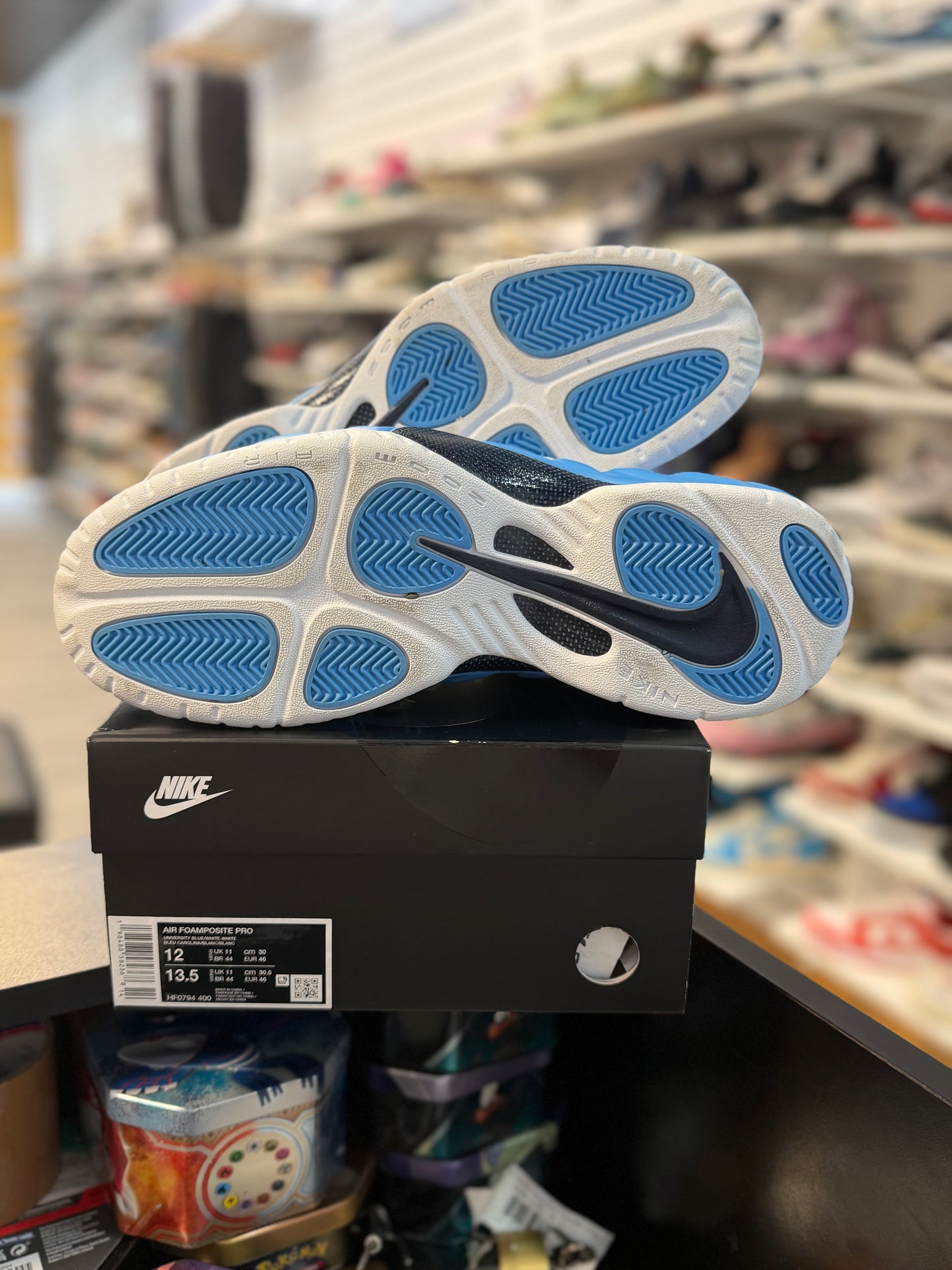 *USED* Nike Air Foamposite Pro University Blue