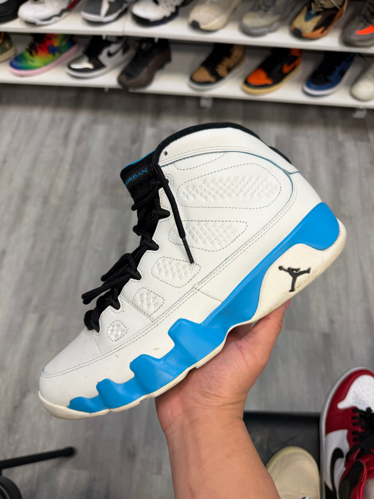 *USED* Jordan 9 Retro Powder Blue (2024)