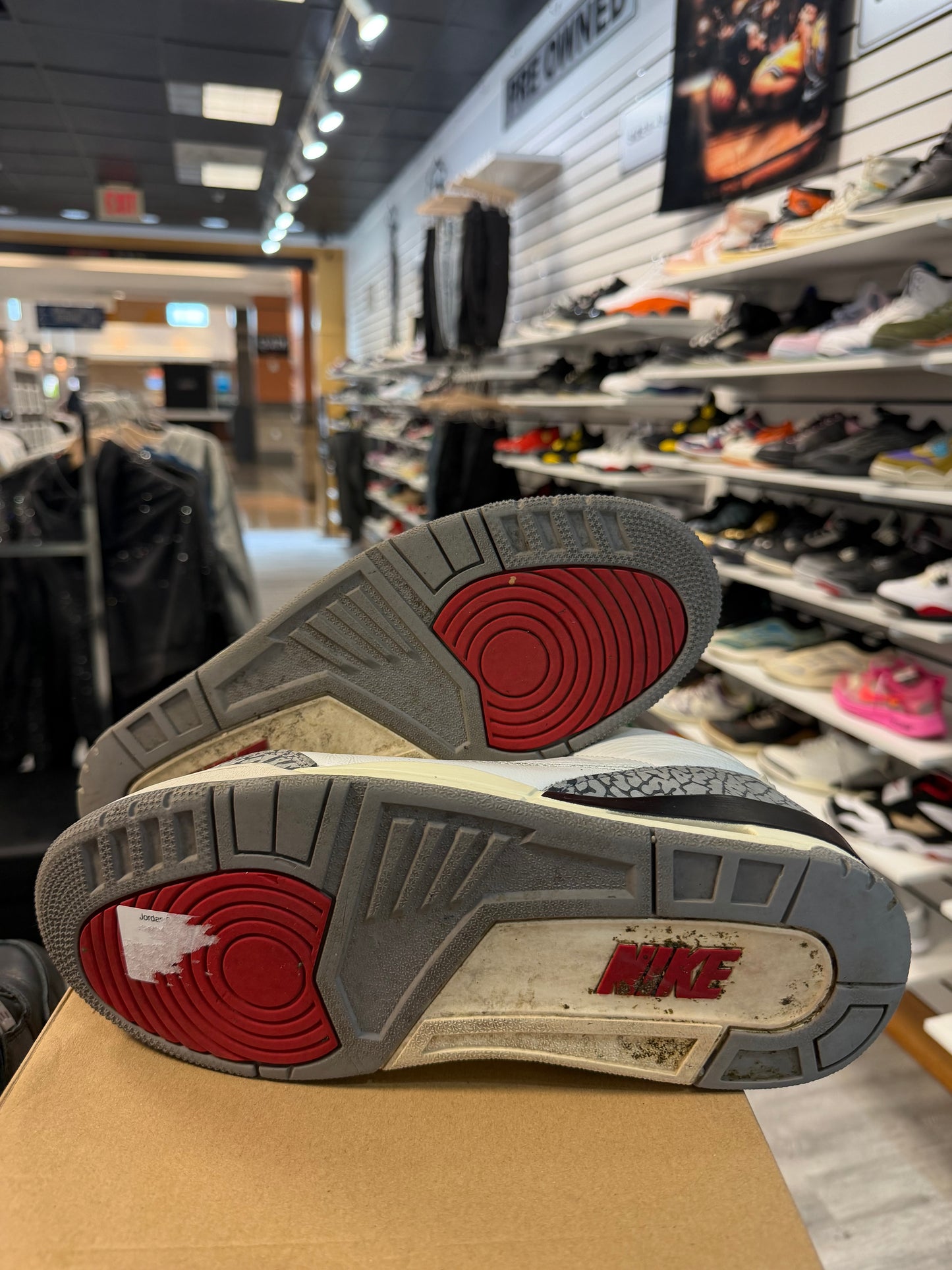 *USED* Jordan 3 Retro White Cement Reimagined