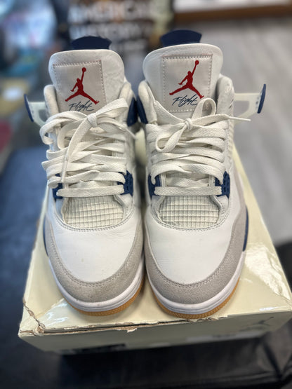 *USED* Jordan 4 Retro SB Navy