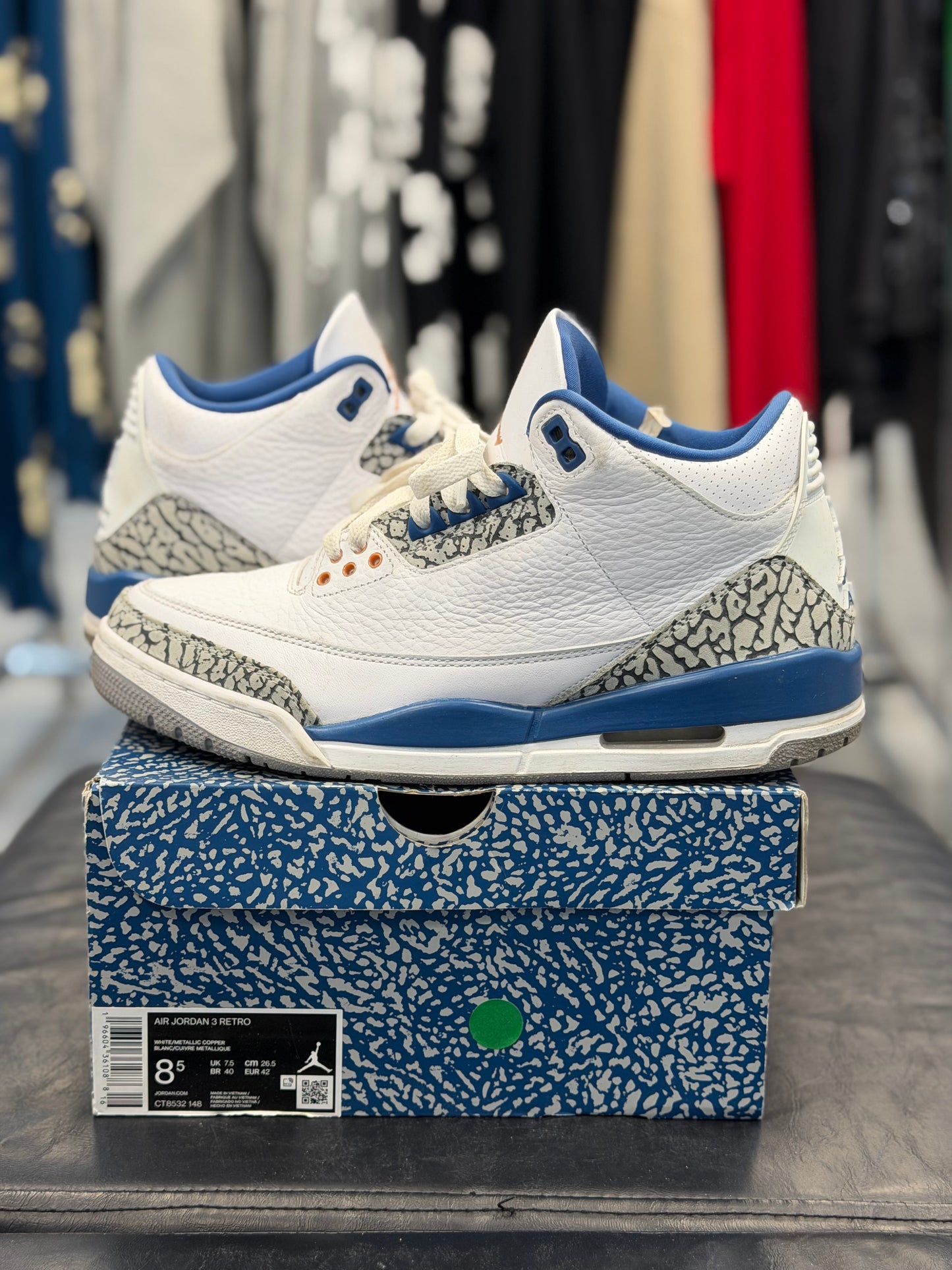 *USED* Jordan 3 Retro Wizards