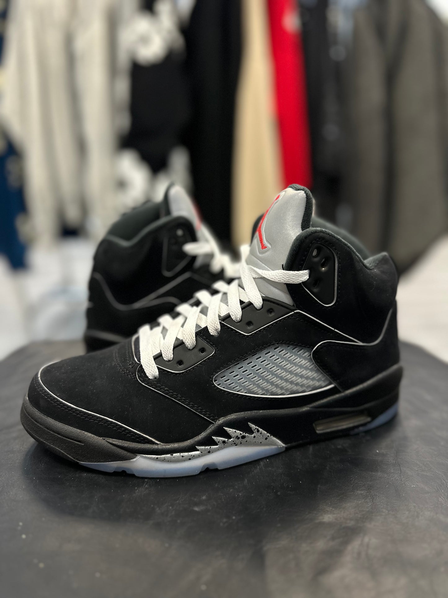 *USED* Jordan 5 Retro OG Black Metallic Reimagined
