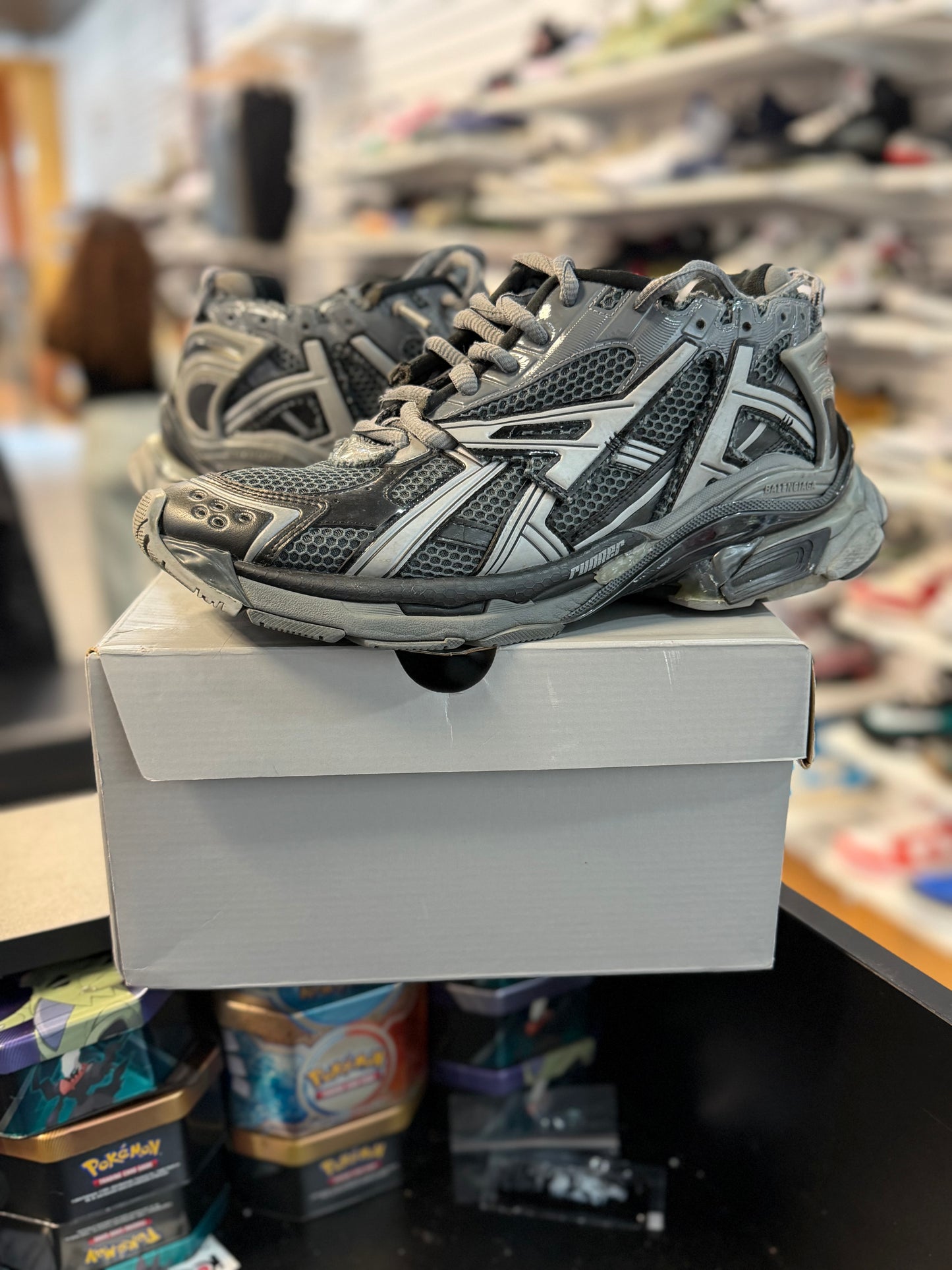 *USED* Balenciaga Runner Grey/Black