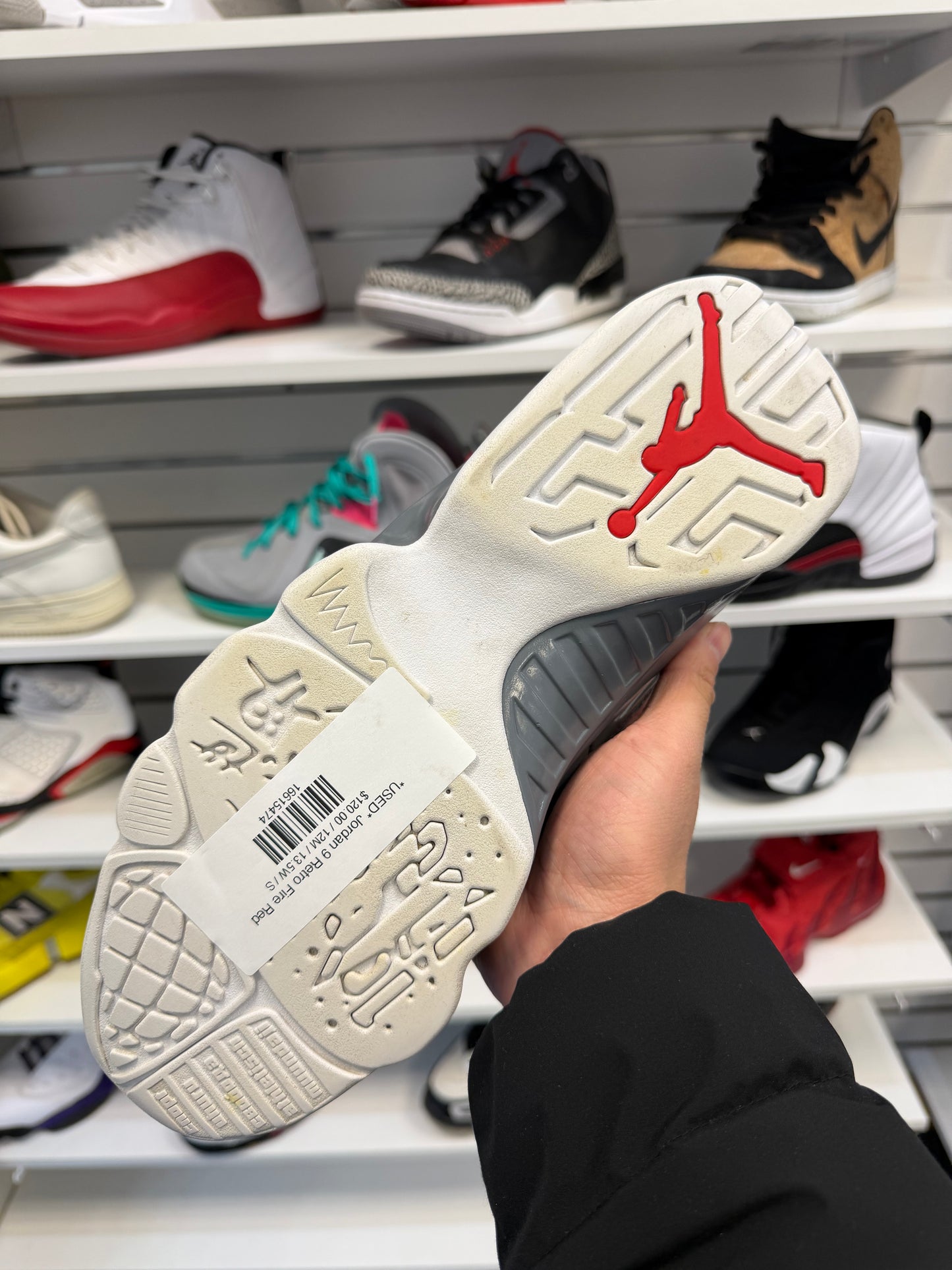 *USED* Jordan 9 Retro Fire Red