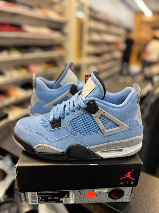 *USED* Jordan 4 Retro University Blue (GS)