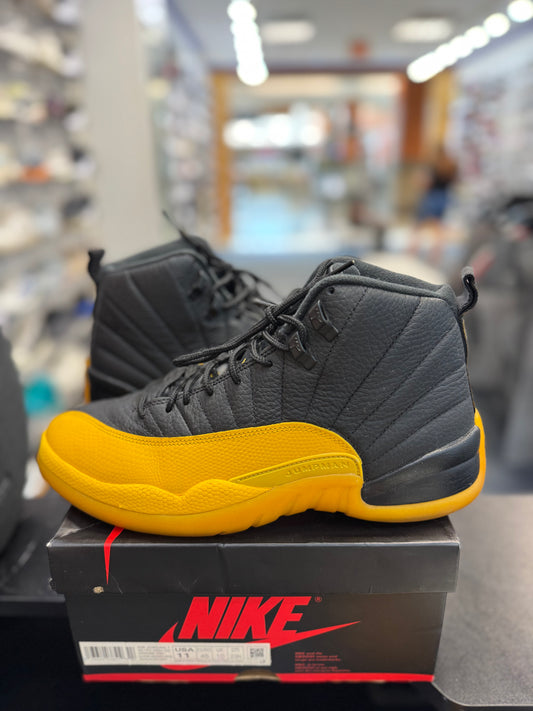 *USED* Jordan 12 Retro Black University Gold