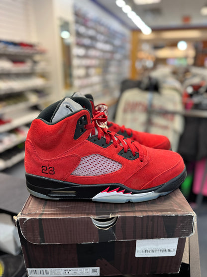 *USED* Jordan 5 Retro Raging Bull Red (2021)