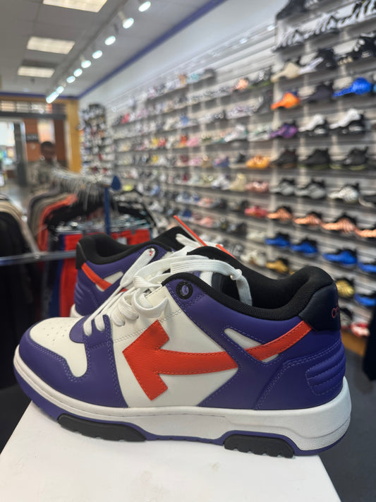 *USED* OFF WHITE SNEAKER PURPLE ORANGE WHITE