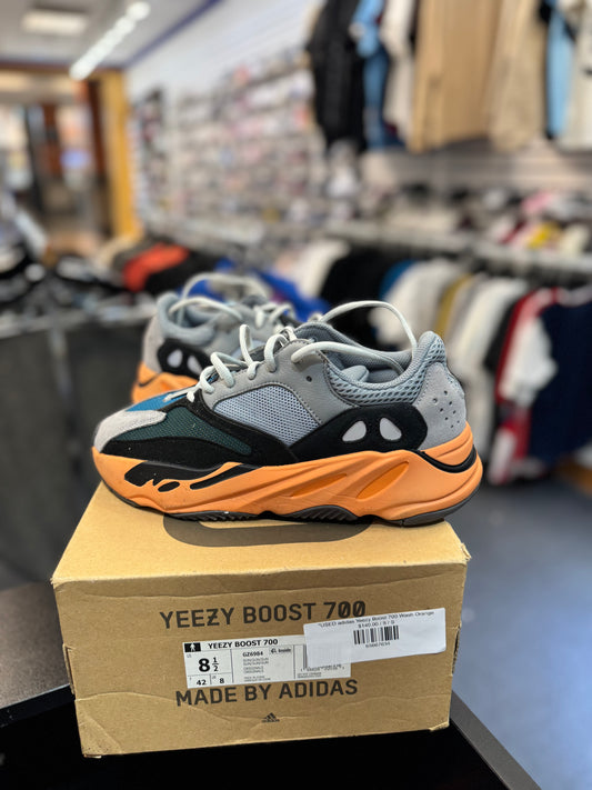 *USED* adidas Yeezy Boost 700 Wash Orange