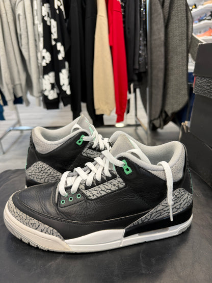 *USED* Jordan 3 Retro Green Glow