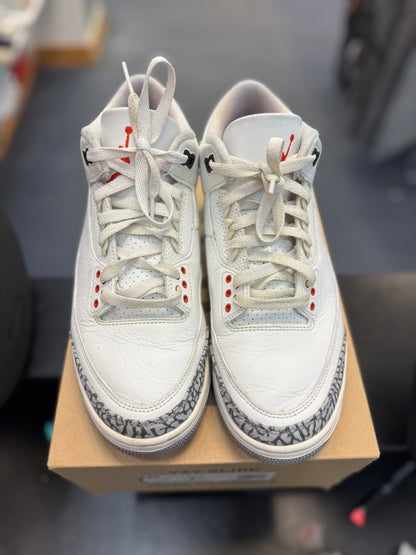 *USED* Jordan 3 Retro White Cement Reimagined