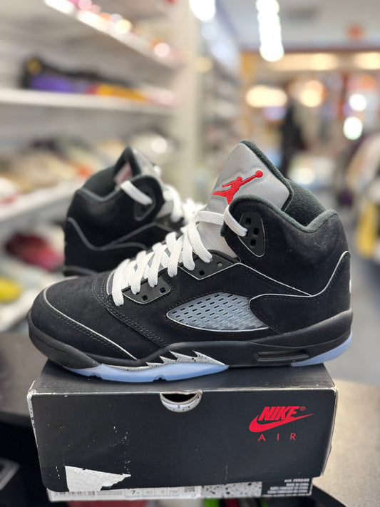 *USED* Jordan 5 Retro OG Black Metallic Reimagined (GS)