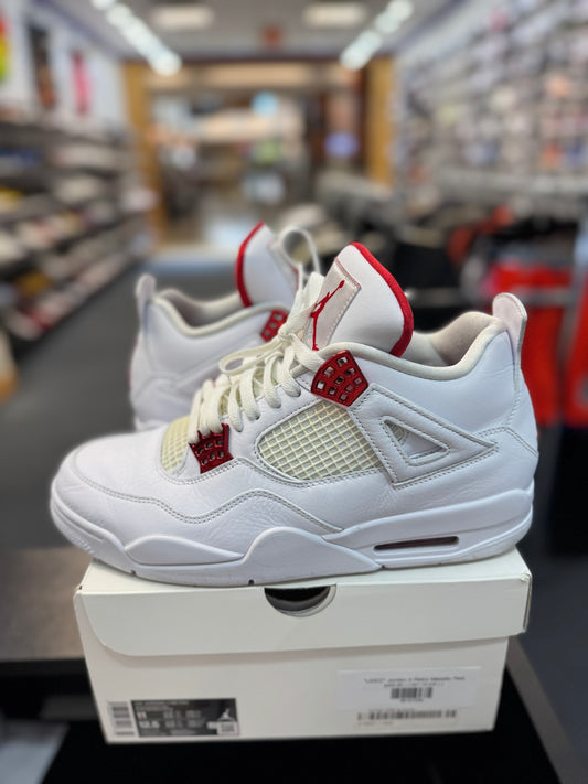 *USED* Jordan 4 Retro Metallic Red