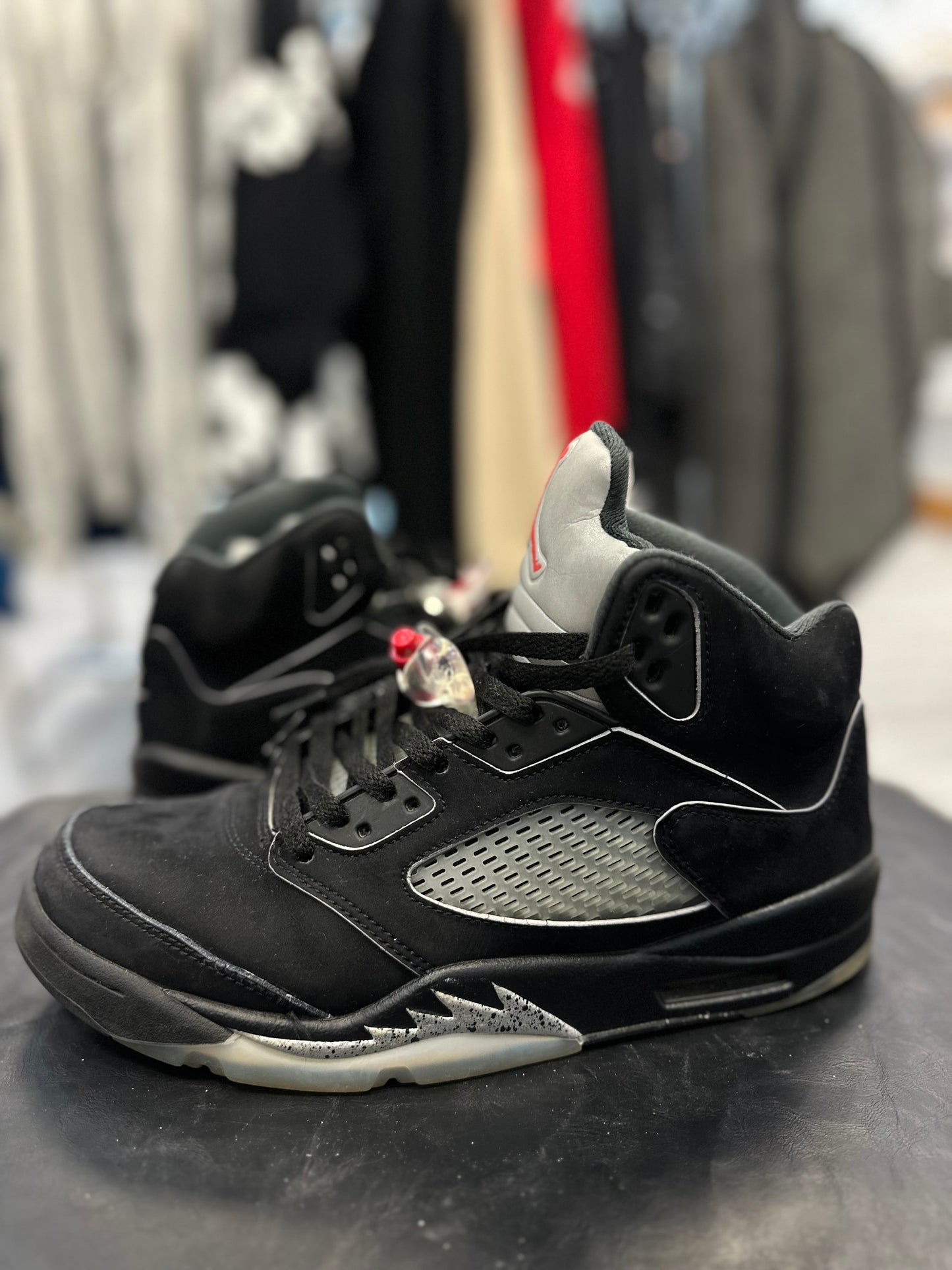 *USED* Jordan 5 Retro OG Black Metallic Reimagined