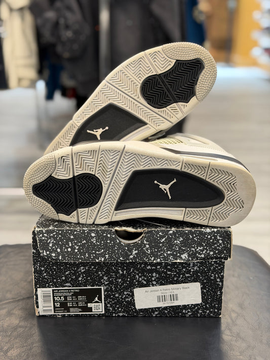 *USED* Jordan 4 Military Black