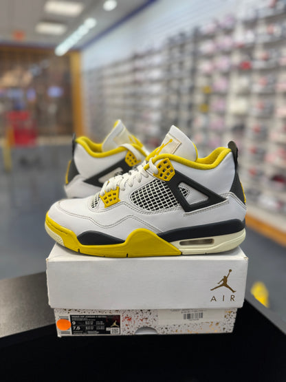 *USED* Jordan 4 Retro 'Vivid Sulfur'