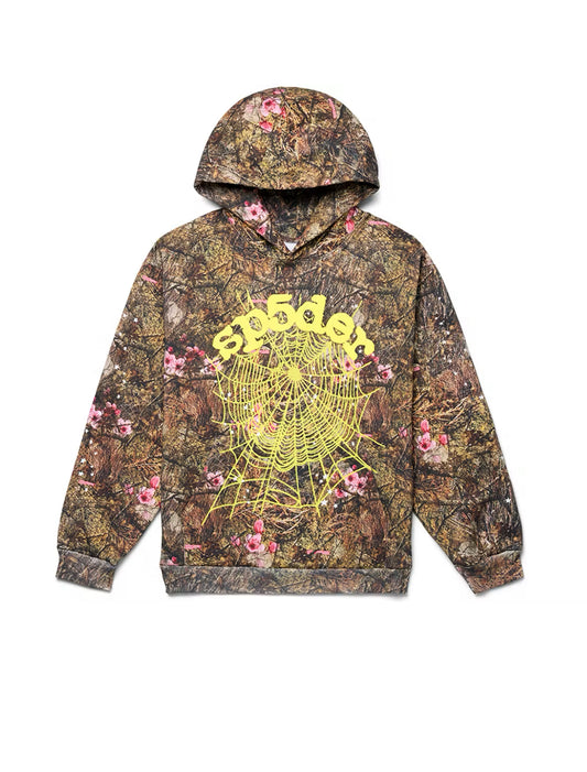 *USED* Sp5der Real Tree OG Web Hoodie Camo