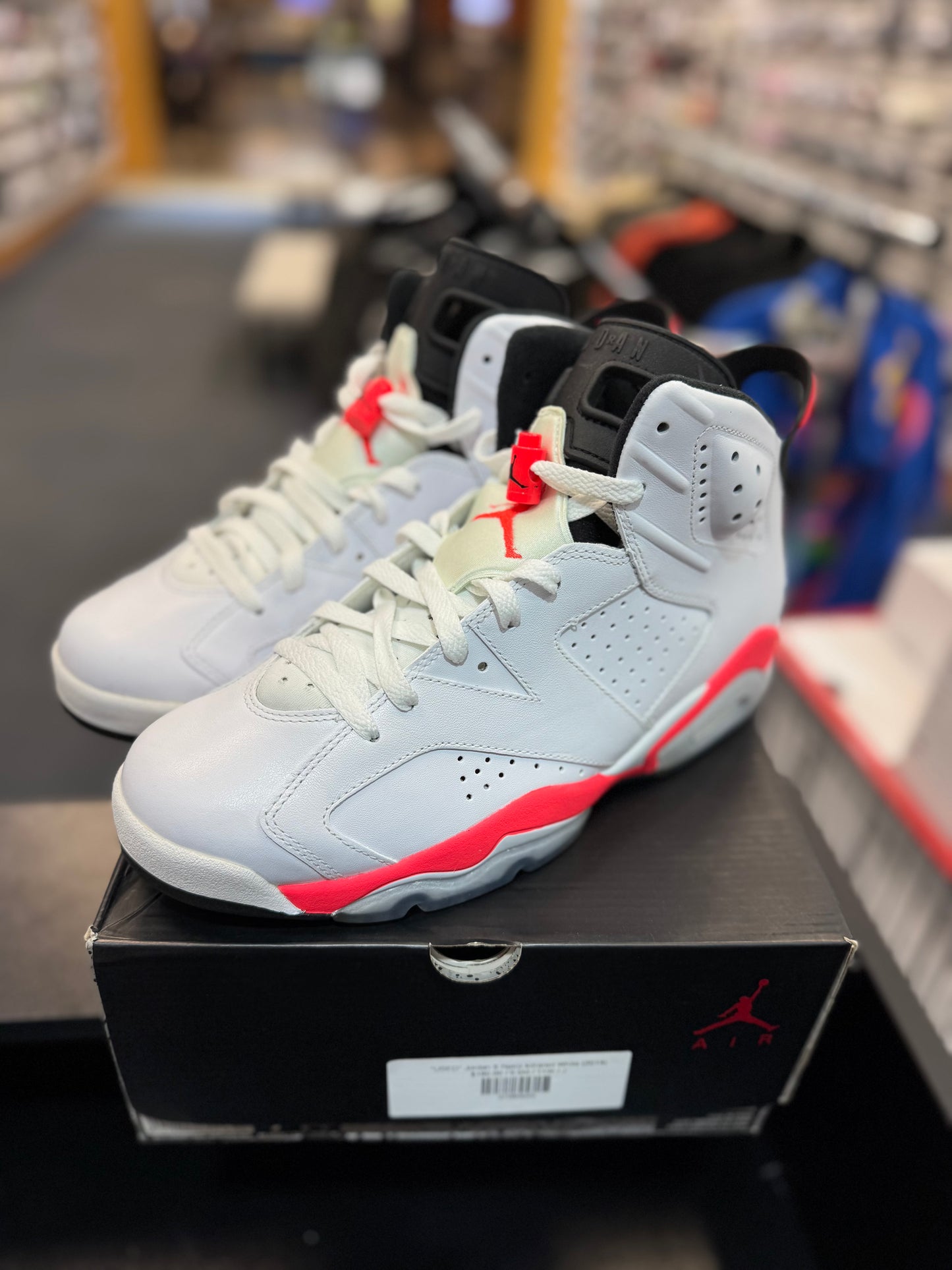 *USED* Jordan 6 Retro Infrared White (2014)