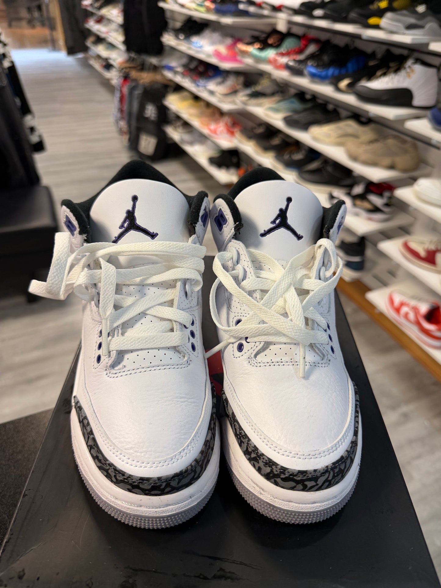 *USED*  Jordan 3 Retro Dark Iris (GS)