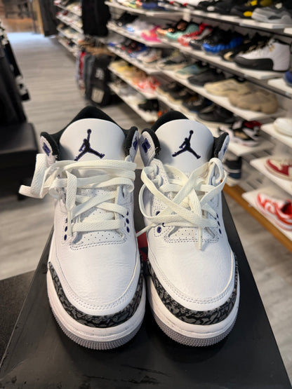 *USED*  Jordan 3 Retro Dark Iris (GS)