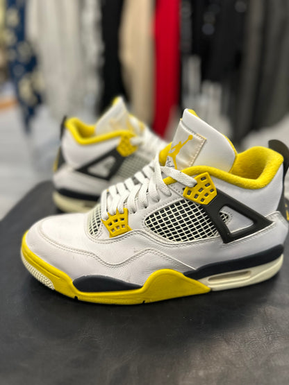 *USED* Jordan 4 Retro Vivid Sulfur (Women's)