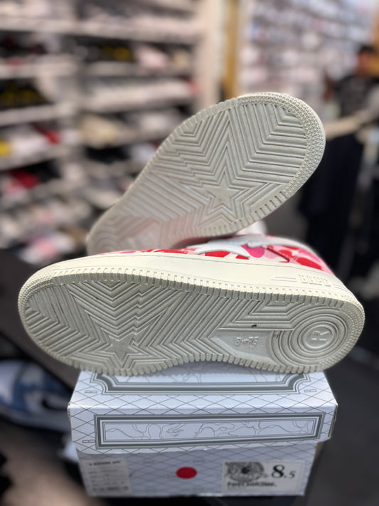 *USED* A Bathing Ape Bape Sta Low ABC CAMO 20th Anniversary Pink