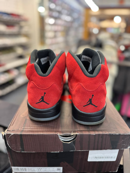 *USED* Jordan 5 Retro Raging Bull Red (2021)