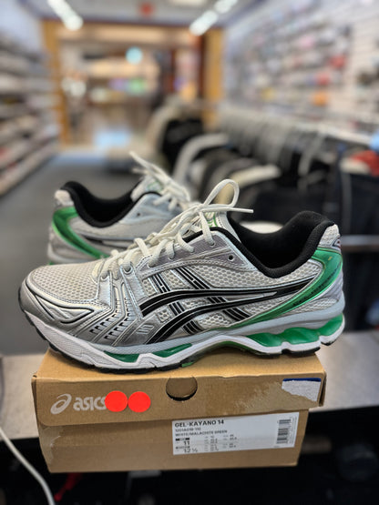 *USED* ASICS Gel-Kayano 14 White Malachite Green