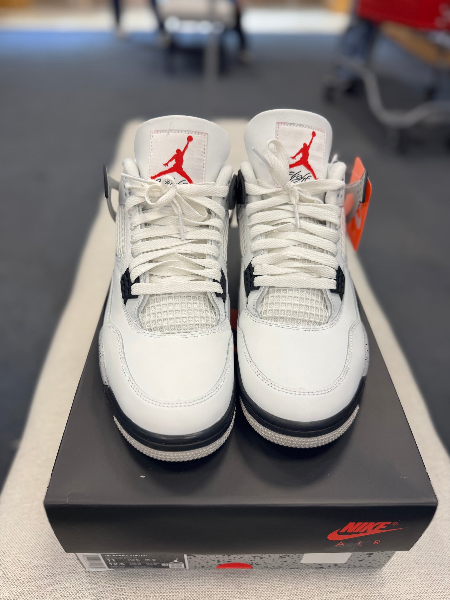 *USED* Jordan 4 Retro White Cement (2025)