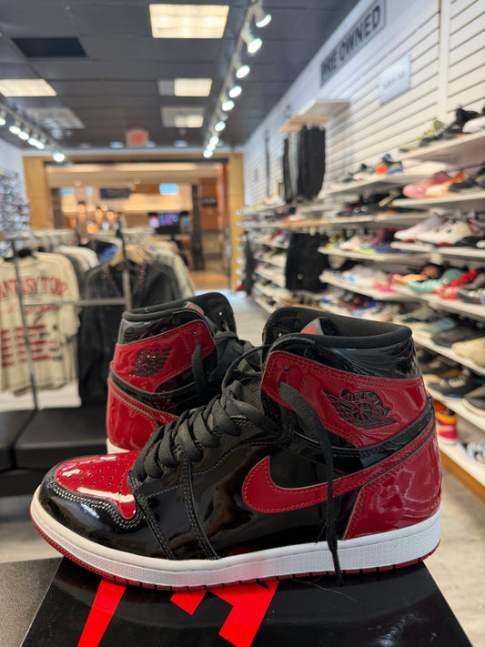 *USED* Jordan 1 Retro High OG Patent Bred