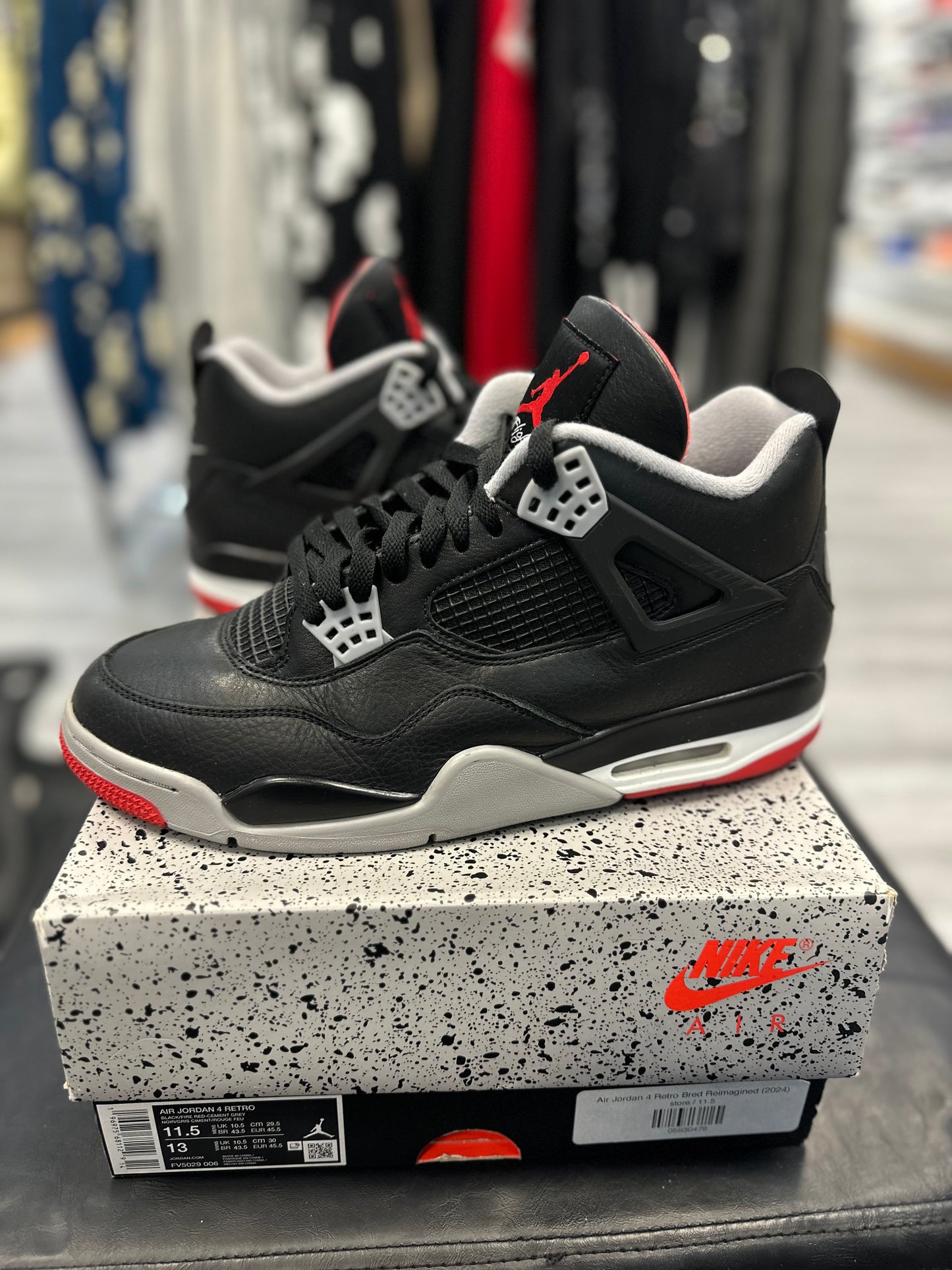 *USED* Jordan 4 Retro Bred Reimagined