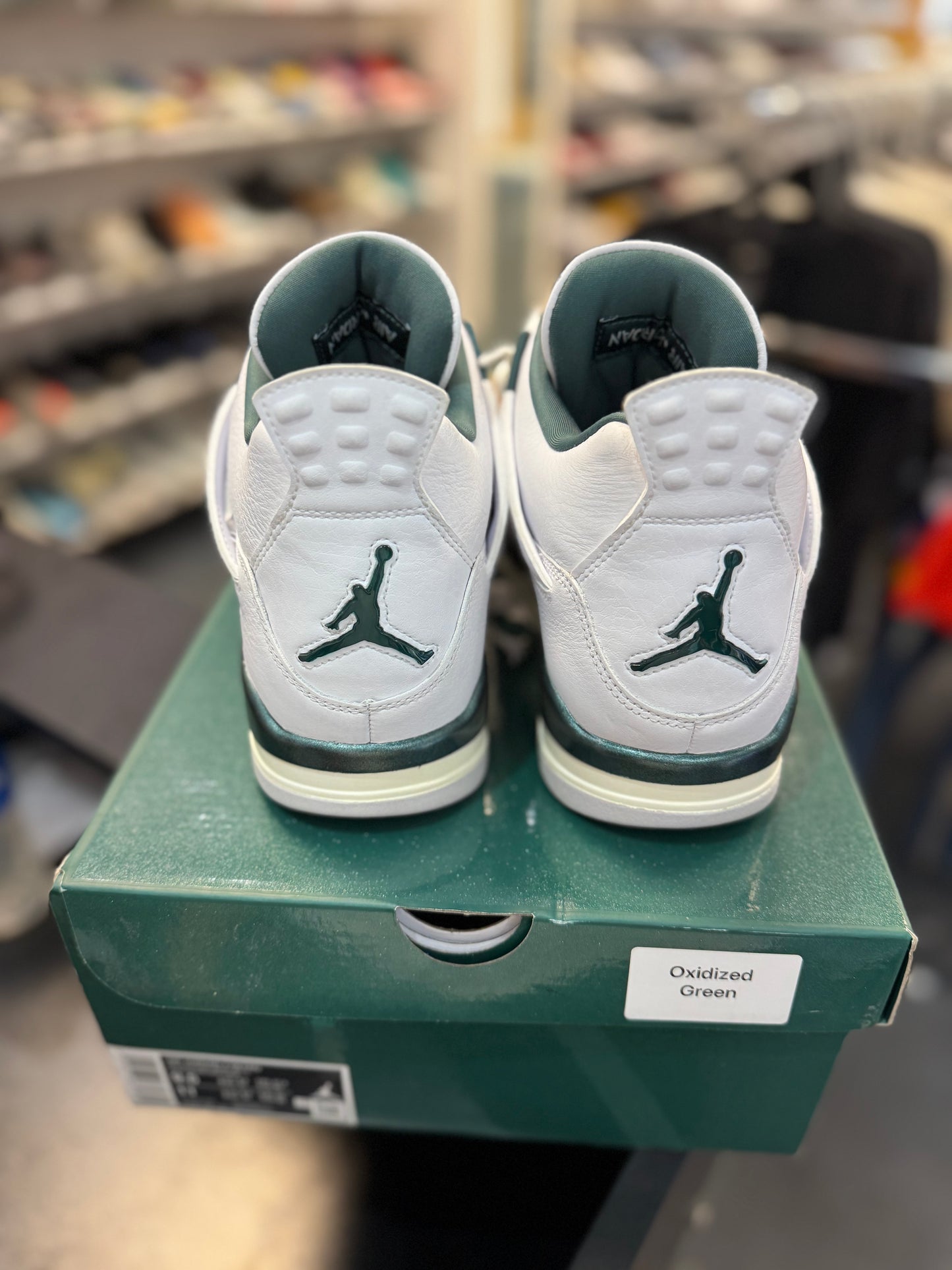*USED* Jordan 4 Retro Oxidized Green
