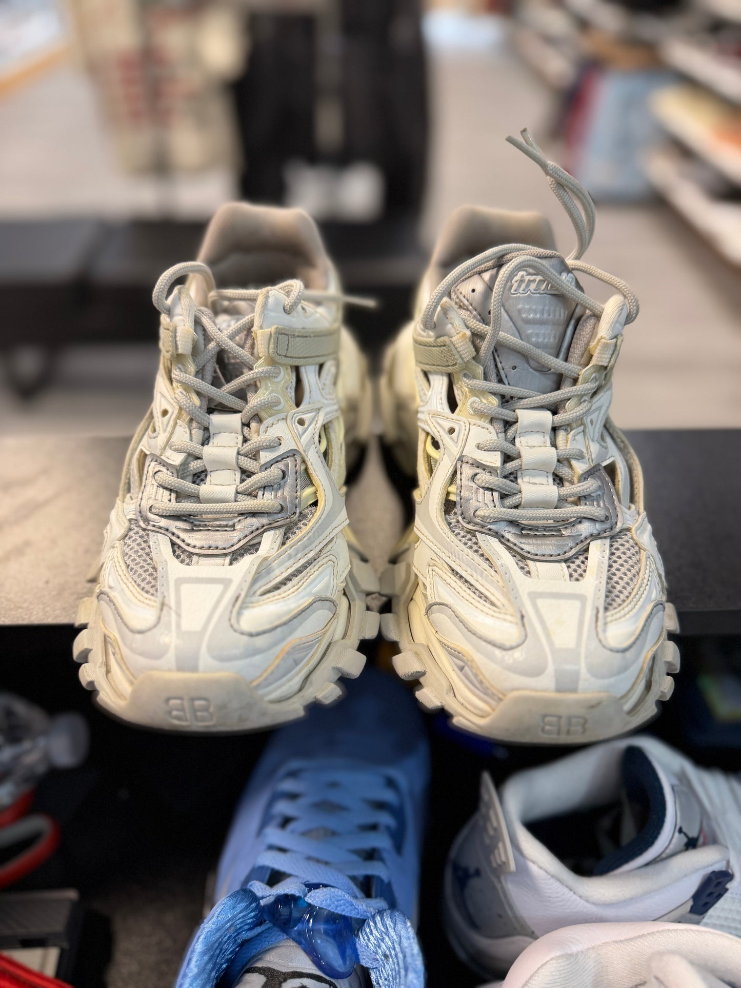 *USED* Balenciaga Track 2.0 White Grey