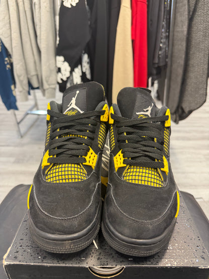 *USED* Jordan 4 Retro Yellow Thunder