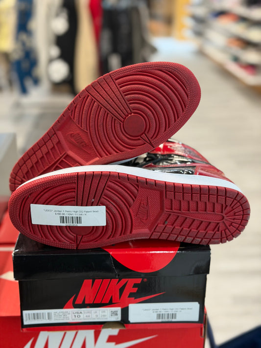 *USED* Jordan 1 Retro High OG Patent Bred