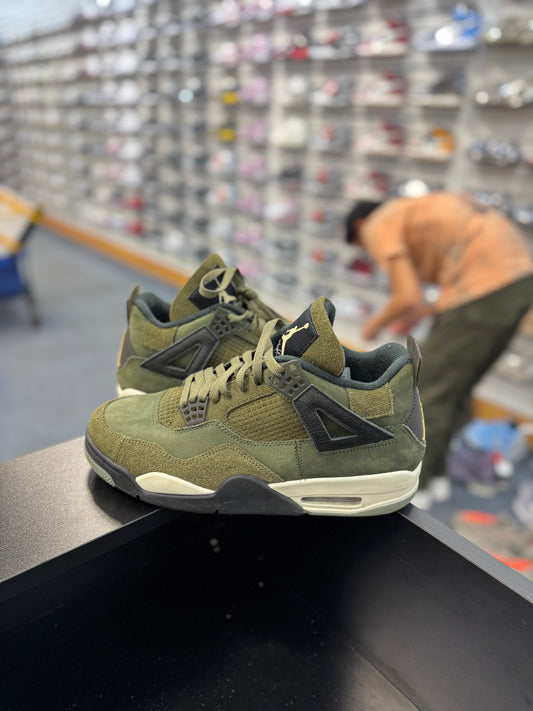 *USED* Jordan 4 Retro SE Craft Medium Olive