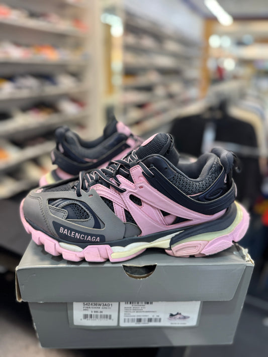 *USED* Balenciaga Track Pink Grey