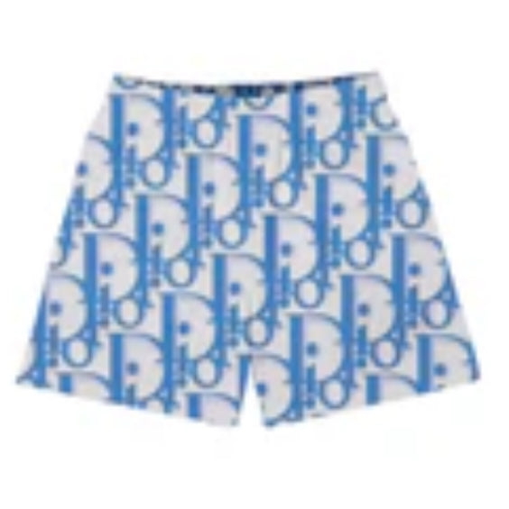 Dior Blue Mesh Short