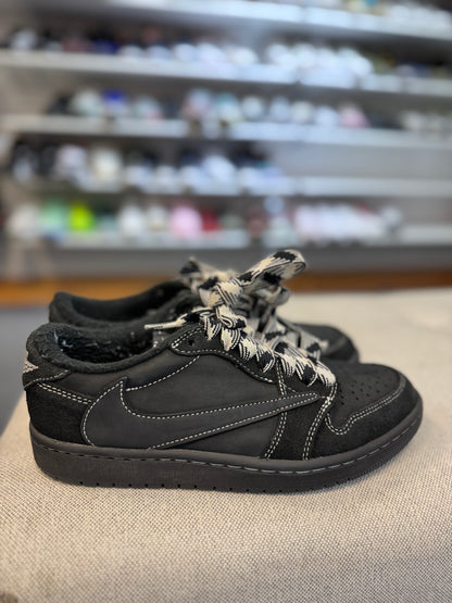 *USED* Jordan 1 Retro Low OG SP Travis Scott Black Phantom