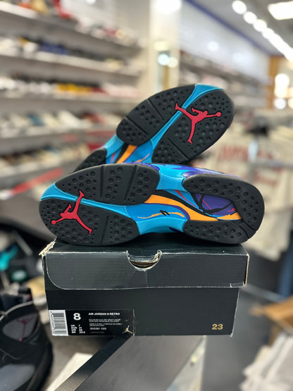 *USED* Jordan 8 Retro Aqua (2015)